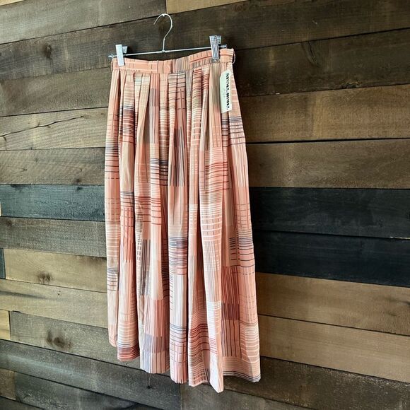 Vintage Plaid Pleated Campus Casuals Of California MIDI Skirt - Picture 13 of 14